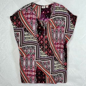 Women's Cato Silky Colorful Lightweight Loose Fit Flowy Blouse  22/24W